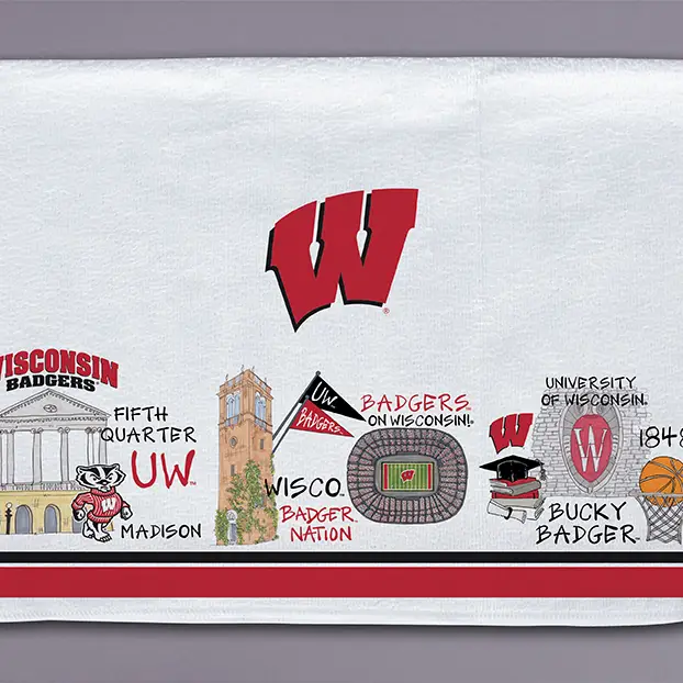 Wisconsin Badgers Icon Towel