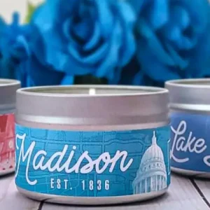 Wisconsin City Soy Candles