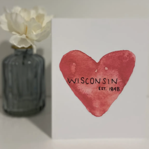 Wisconsin Est. 1848 Greeting Card