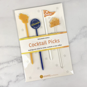 Wisconsin Cheese Cocktail Pick Stir Sticks