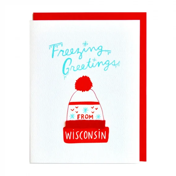 Wisconsin Themed Holiday Greeting Cards - Image 2
